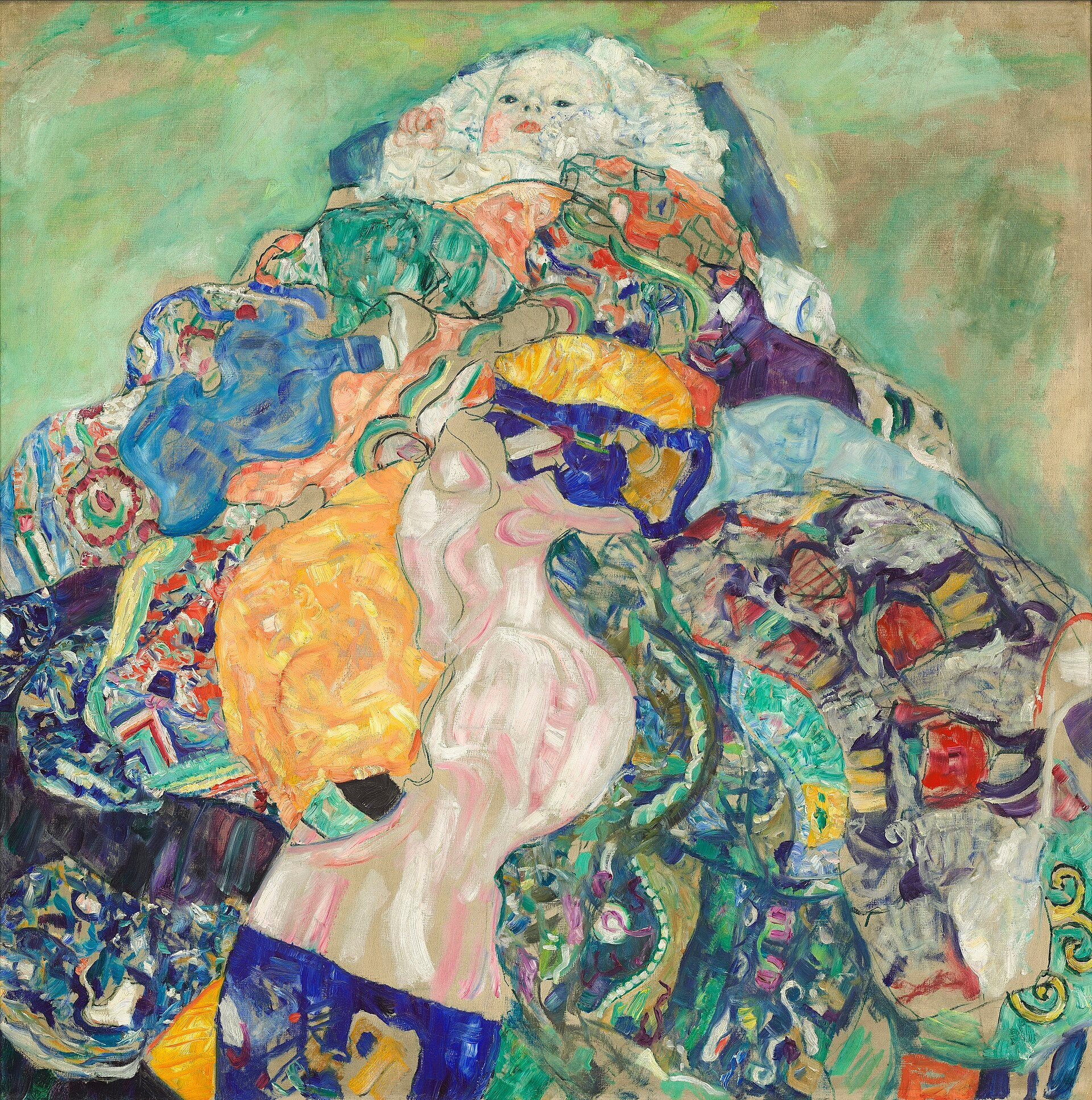 Baby / Cradle - Gustav Klimt