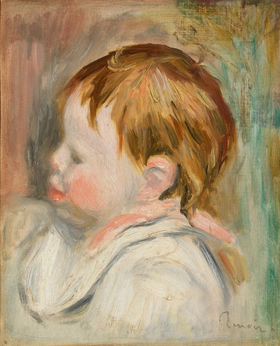 Cabeça de Bebê (Cabeça de Criança, perfil à esquerda) - Pierre-Auguste Renoir