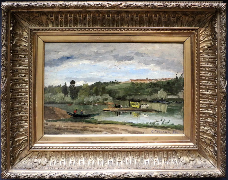 bac na Varenne-Saint-Hilaire - Camille Pissarro