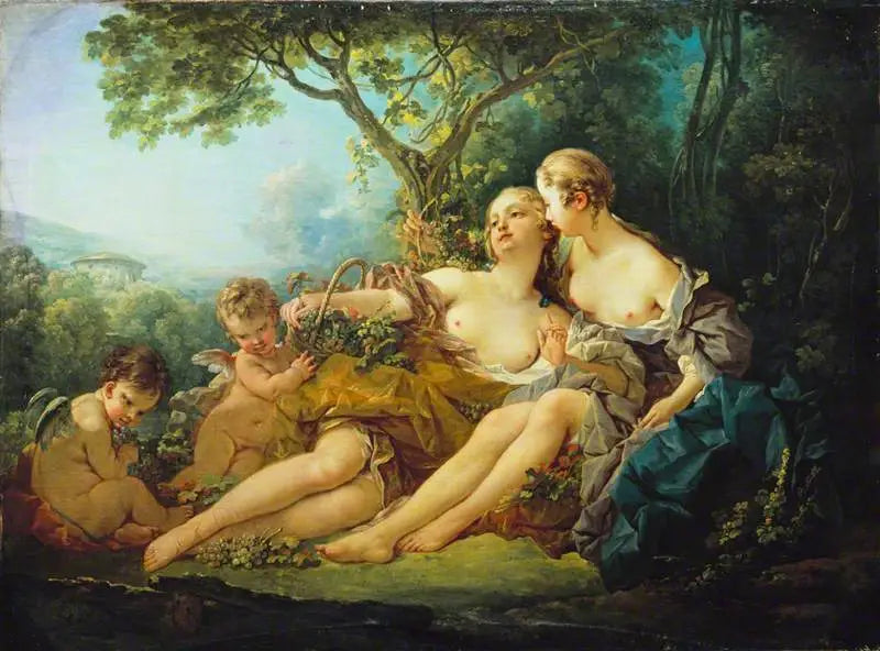 Baco e Érigone - François Boucher