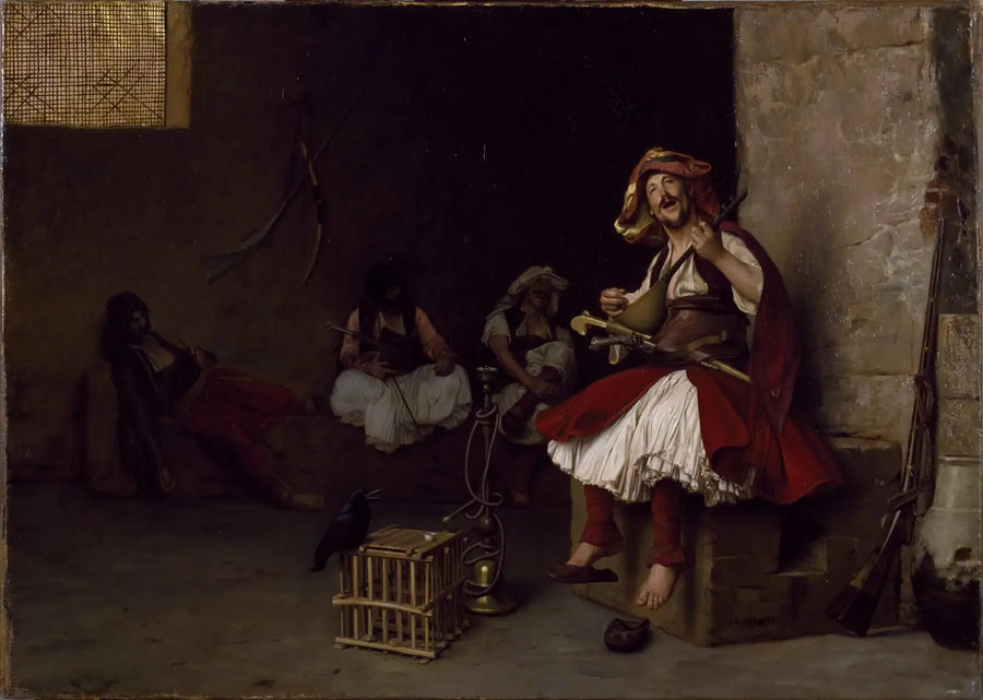 Bachi-bouzouk cantando - Jean-Léon Gérôme