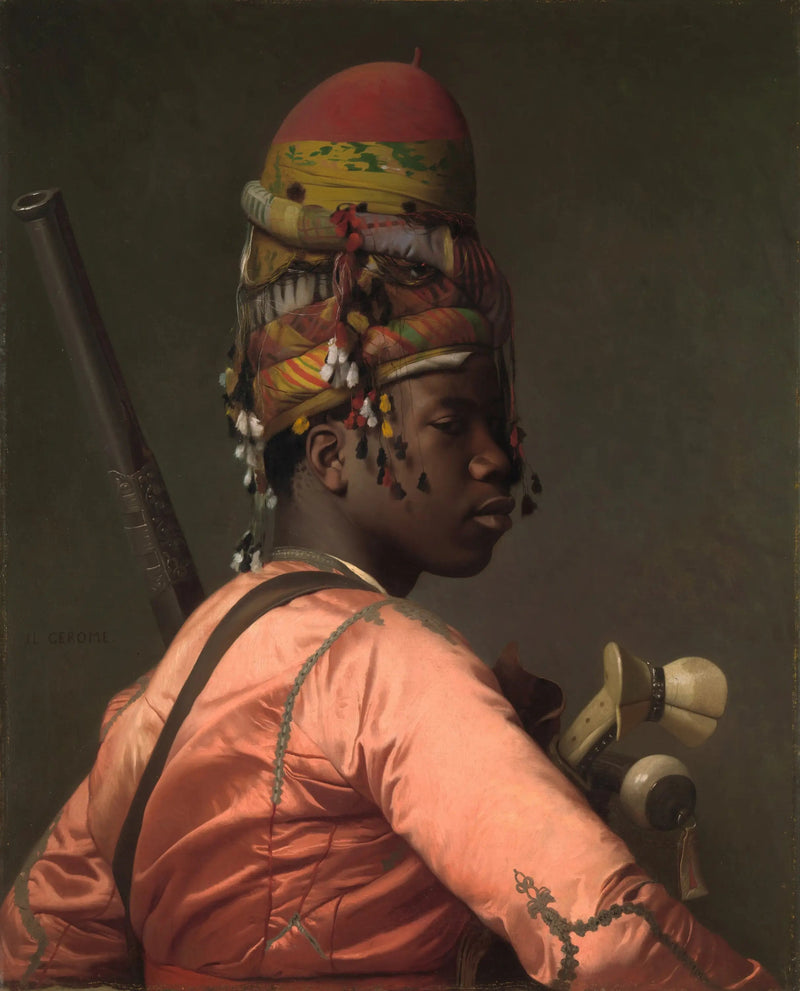 Bachi Bouzouk preto - Jean-Léon Gérôme