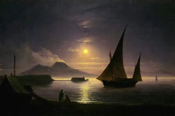 Baía de Nápoles - Ivan Aivazovsky