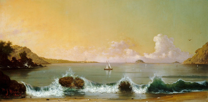 Baía do Rio de Janeiro - Martin Johnson Heade