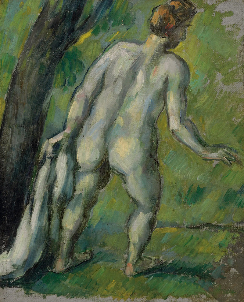 Banhista, visto de costas - Paul Cézanne