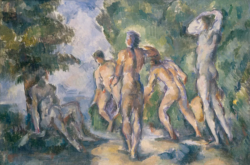 Banhistas - Paul Cézanne