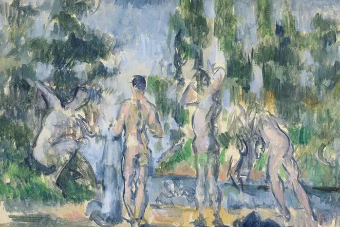 Banhistas - Paul Cézanne