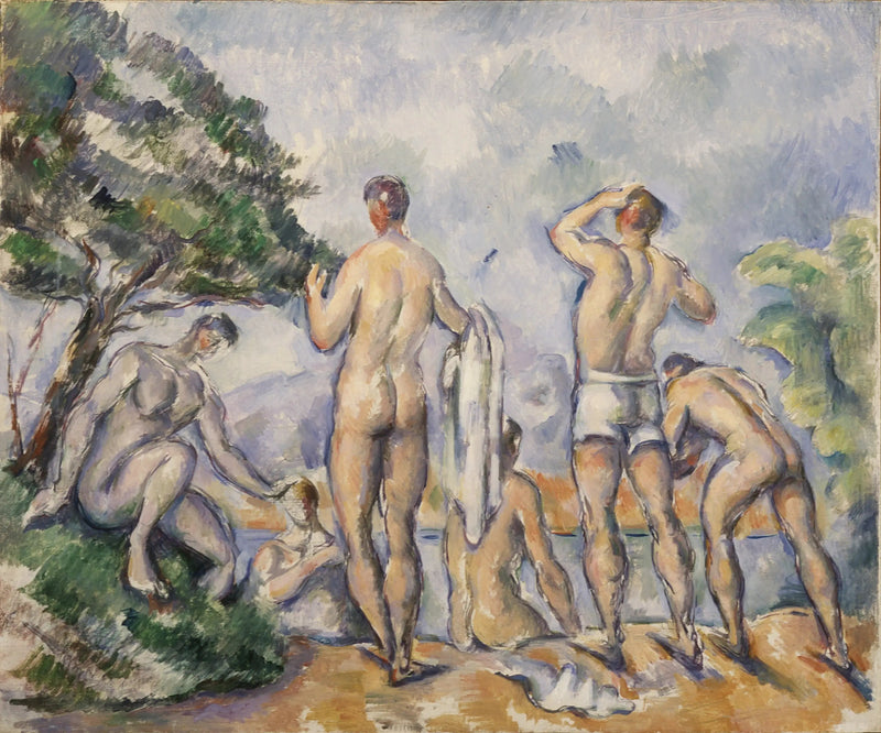 Banhistas - Paul Cézanne