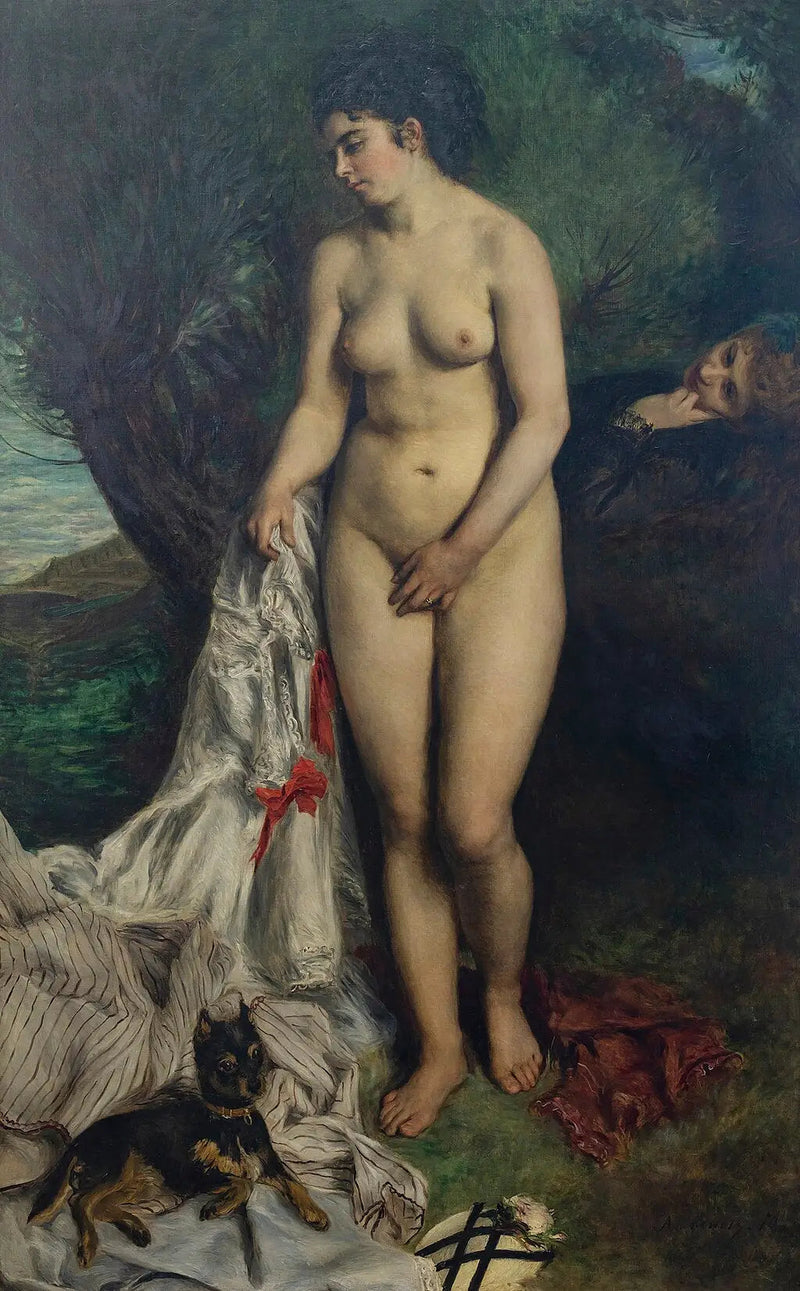 Banheira com um grifo ou Lise à beira do Sena - Pierre-Auguste Renoir