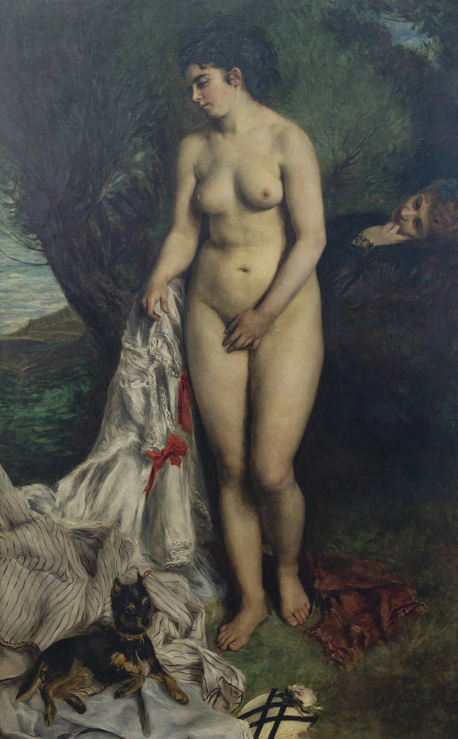 Banheira com um grifo ou Lise à beira do Sena - Pierre-Auguste Renoir