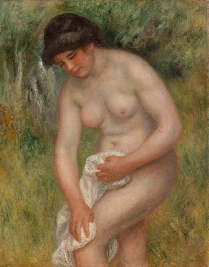 Banheira se secando (Banheira se enxugando) - Pierre-Auguste Renoir