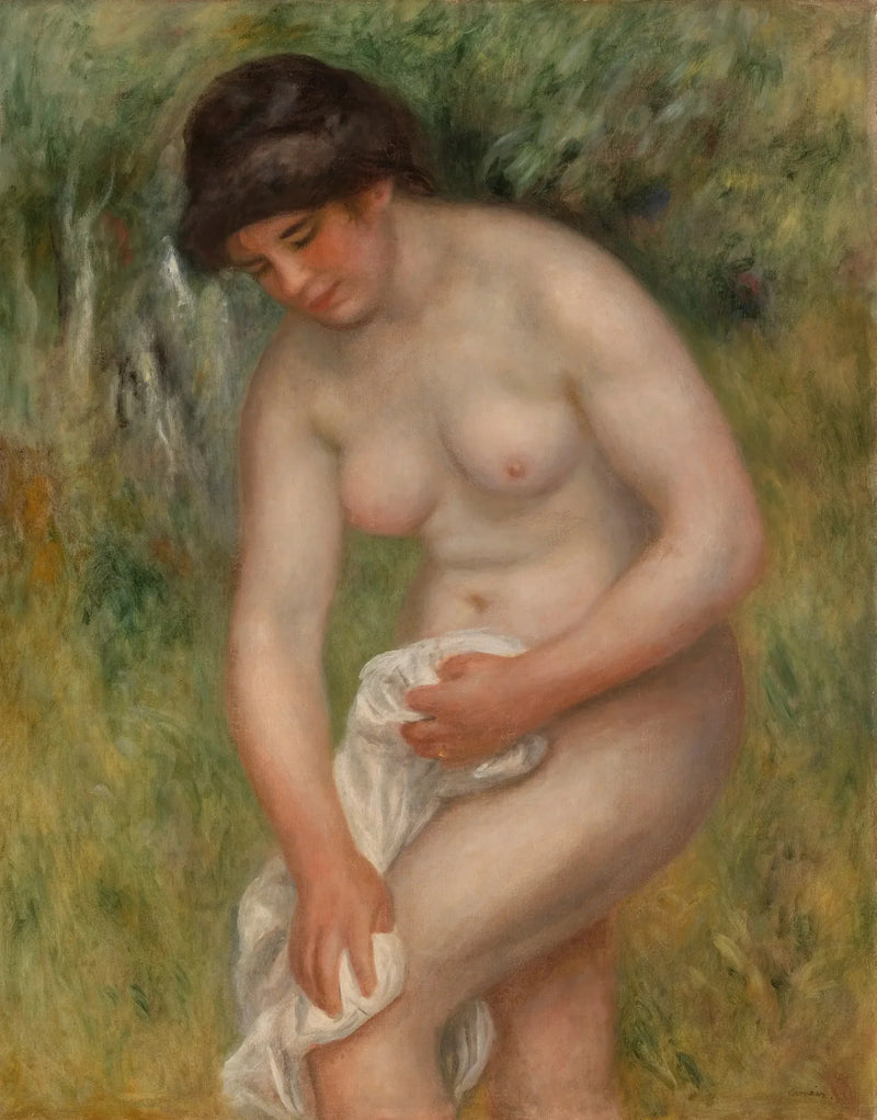 Banheira se secando (Banheira se enxugando) - Pierre-Auguste Renoir