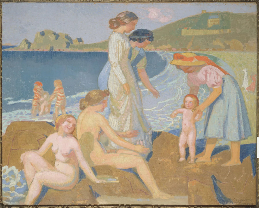 Banho de mulheres em Perros-Guirec - Maurice Denis