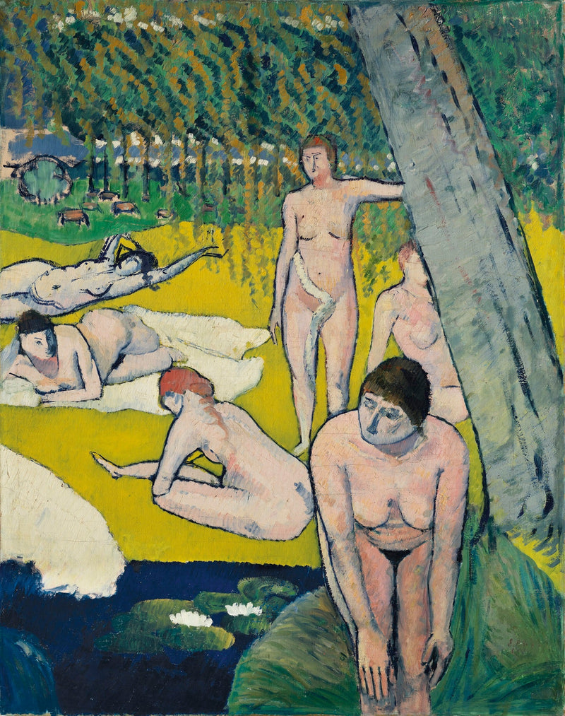 Banho de Ninféias - Émile Bernard