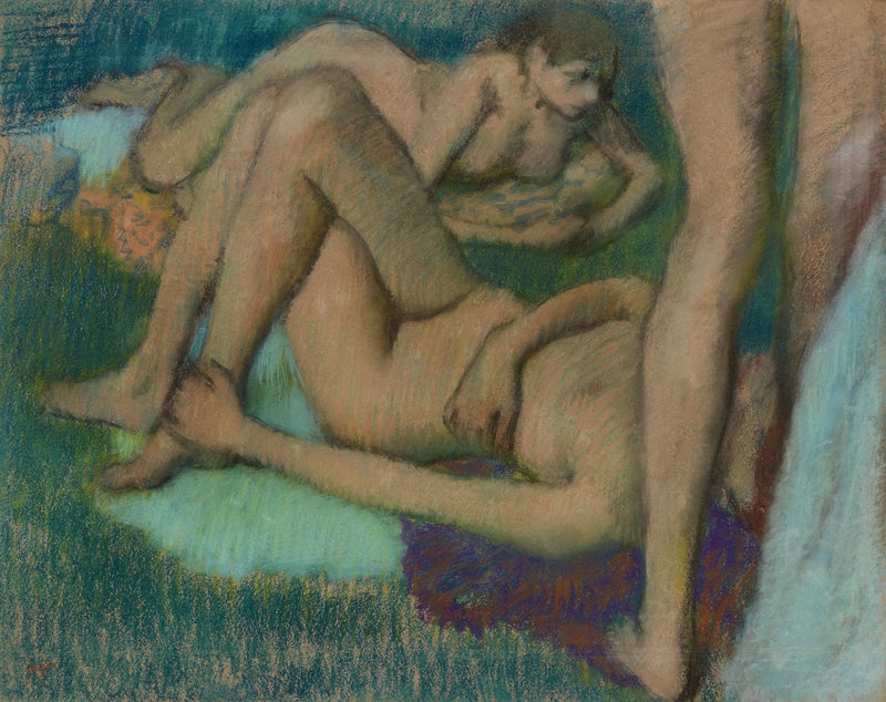 banhistas - Edgar Degas