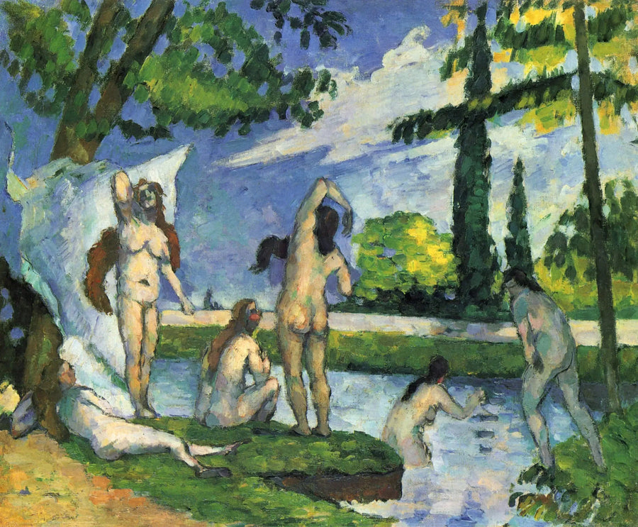 Banhistas - Paul Cézanne
