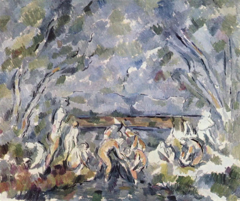 Banhistas - Paul Cézanne