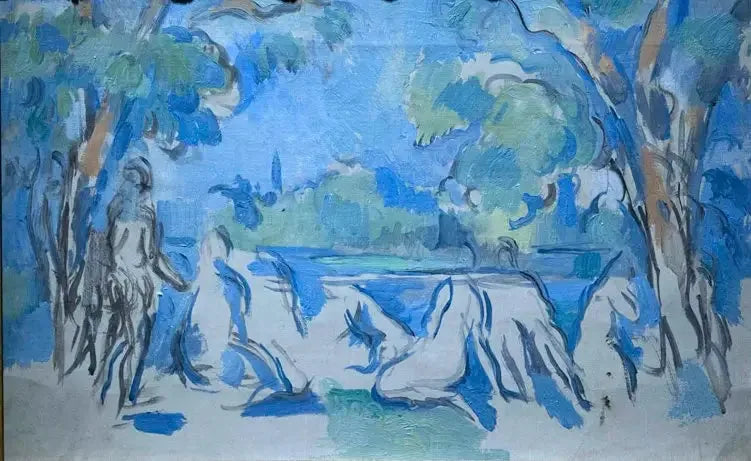 Banhistas - Paul Cézanne