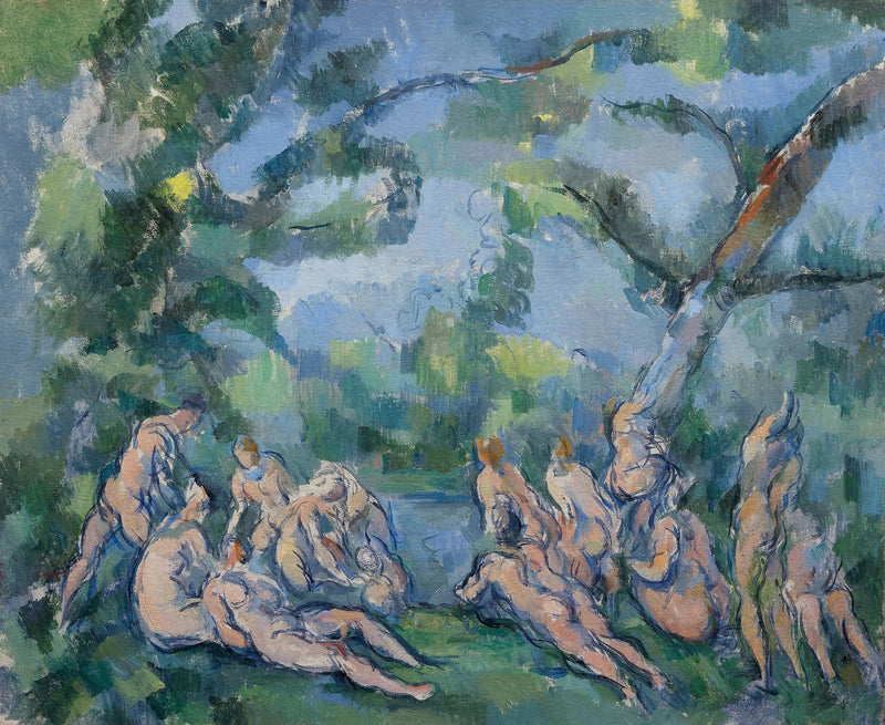 Banhistas - Paul Cézanne