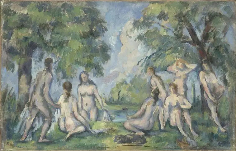 Banhistas - Paul Cézanne