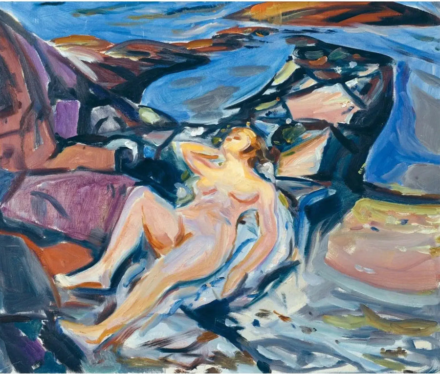 espreguiçadeira - Edvard Munch