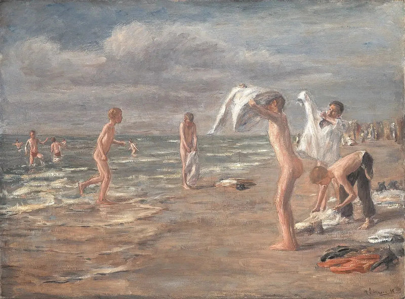 Banho dos meninos - Max Liebermann