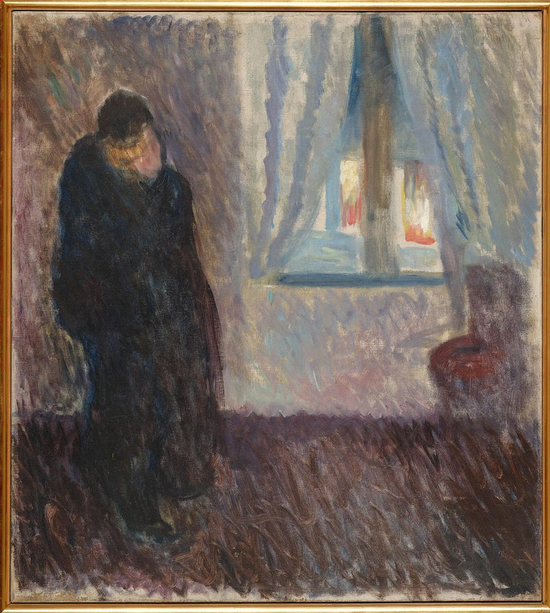 Beijo perto da janela - Edvard Munch