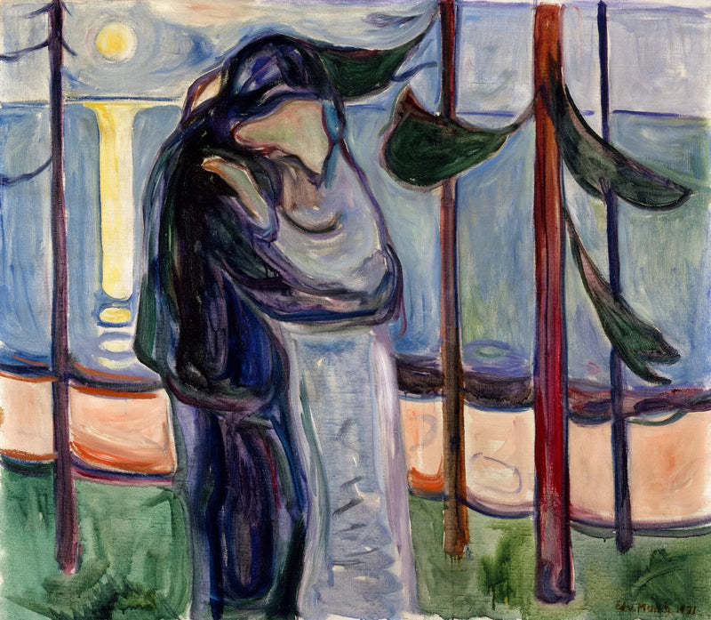 Beijo na Praia - Edvard Munch