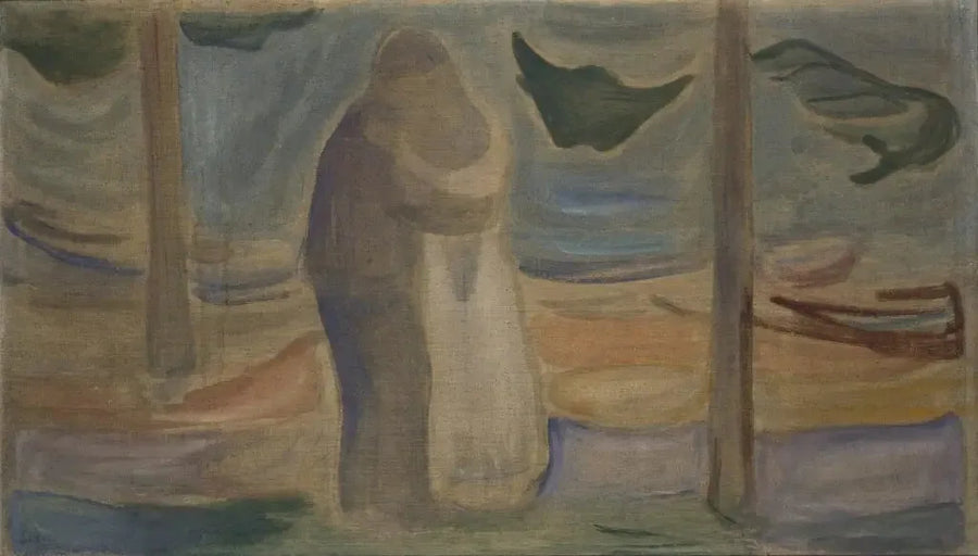 Beijo na praia (Frise Reinhardt) - Edvard Munch