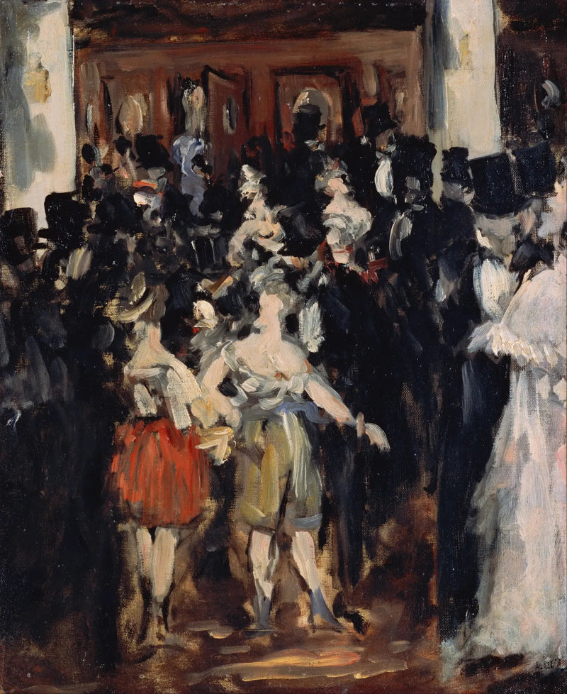 Baile de máscaras na Ópera - Édouard Manet