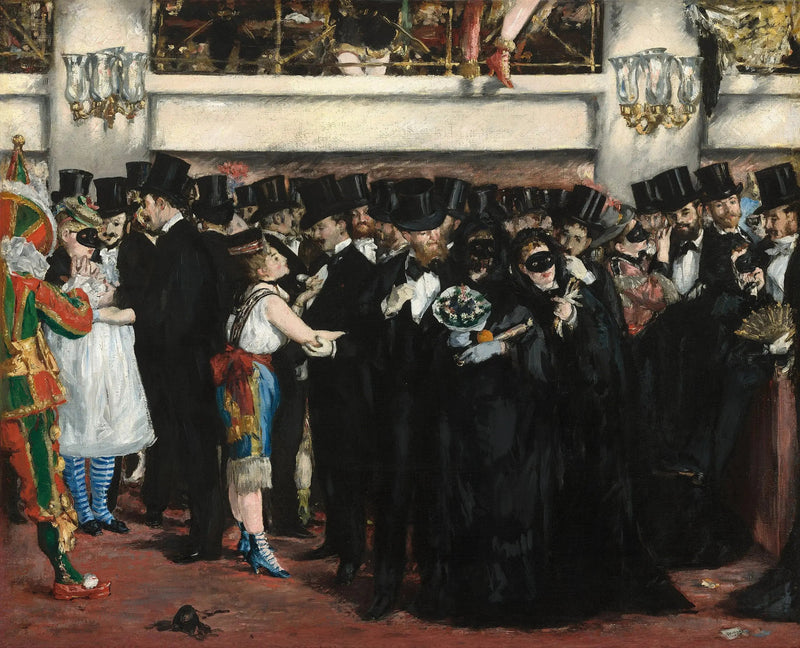 Baile de máscaras na ópera - Édouard Manet
