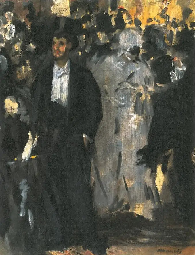 Baile de máscaras na ópera - Édouard Manet