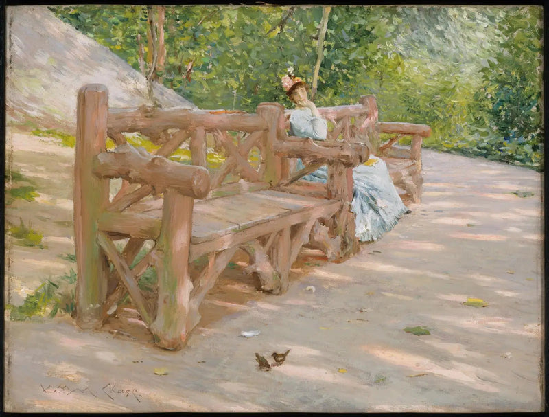 Bancada de parque - William Merritt Chase