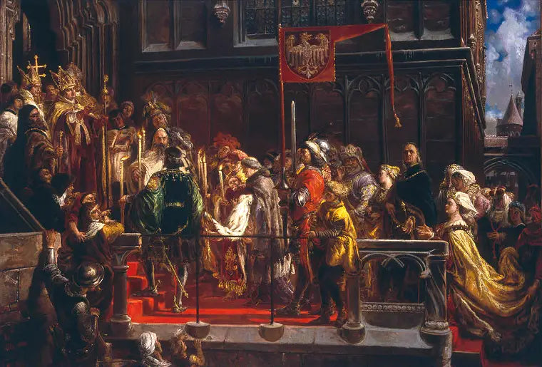 Batismo de Ladislas de Varna 18.II.1425. - Jan Matejko