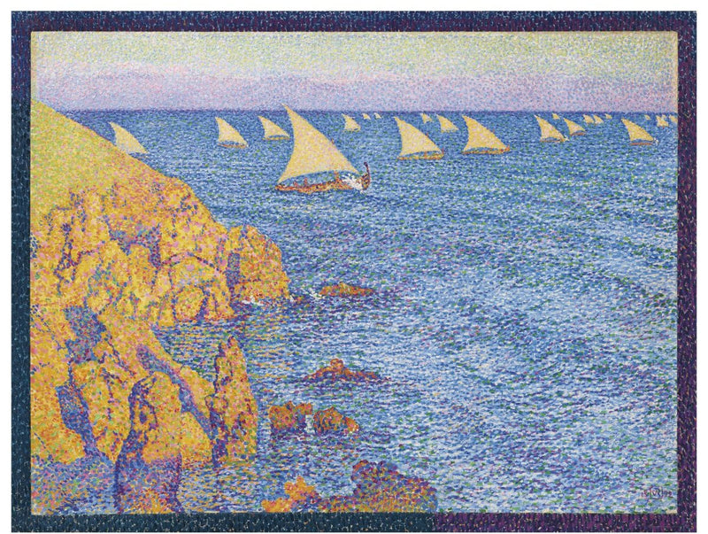 Barcas de pesca–Mediterrâneo - Théo van Rysselberghe