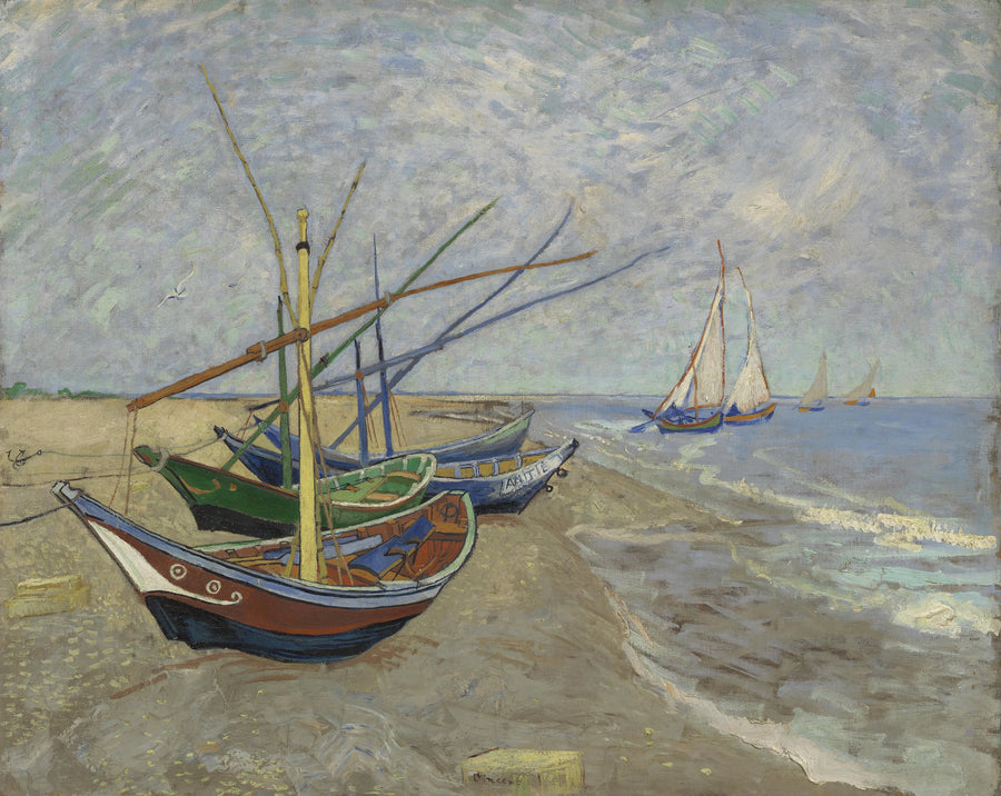 Barcos nas Saintes-Maries - Vincent van Gogh