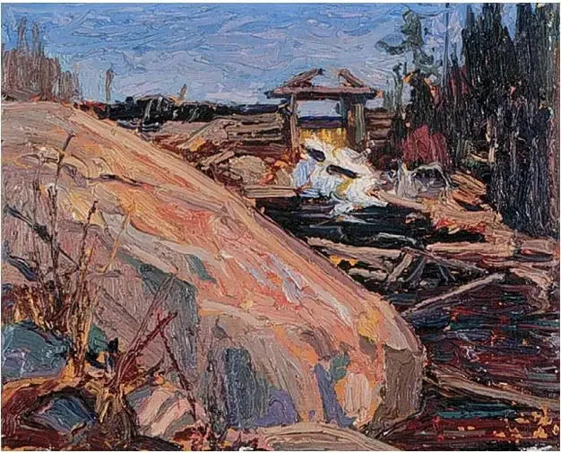 Barrage de madeira - Tom Thomson