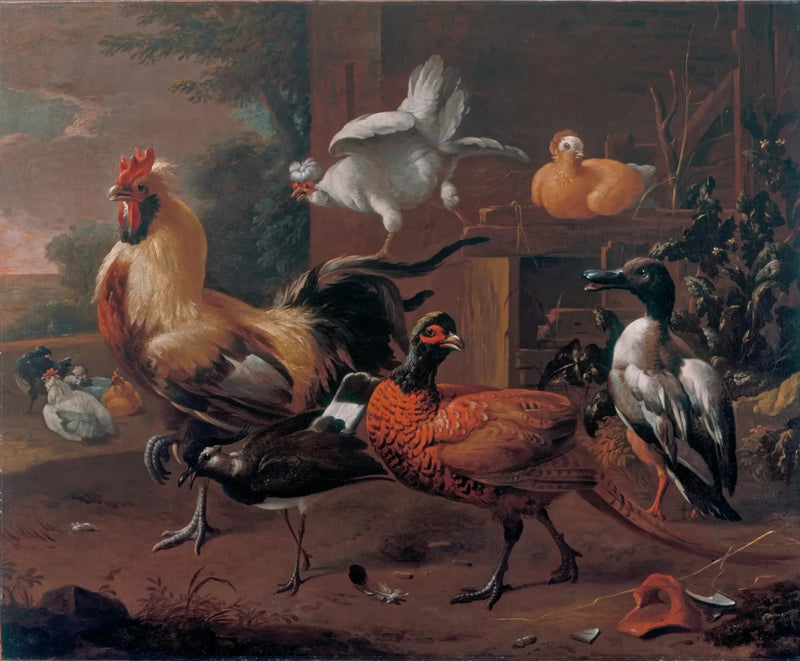 granja - Melchior de Hondecoeter