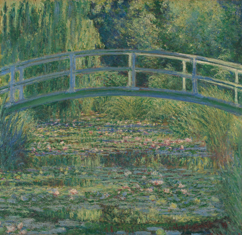 A Bacia dos Lírios Aquáticos, harmonia verde - Claude Monet