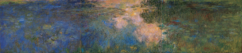 Bacia dos Nenúfares, tríptico Beyeler W1968 -1970 - Claude Monet