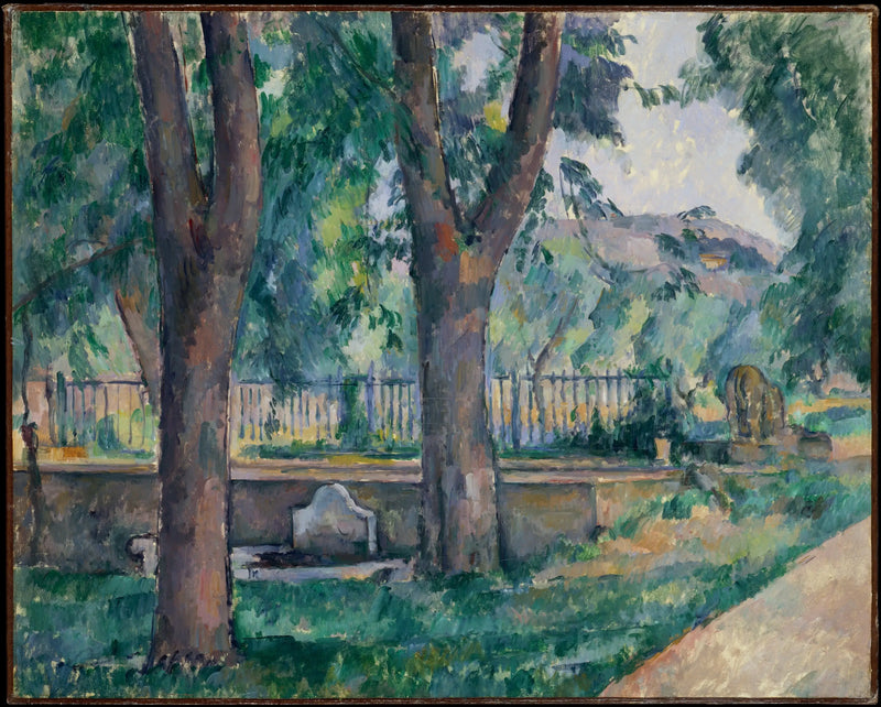 Bacia e lavatório do Jas de Bouffan - Paul Cézanne