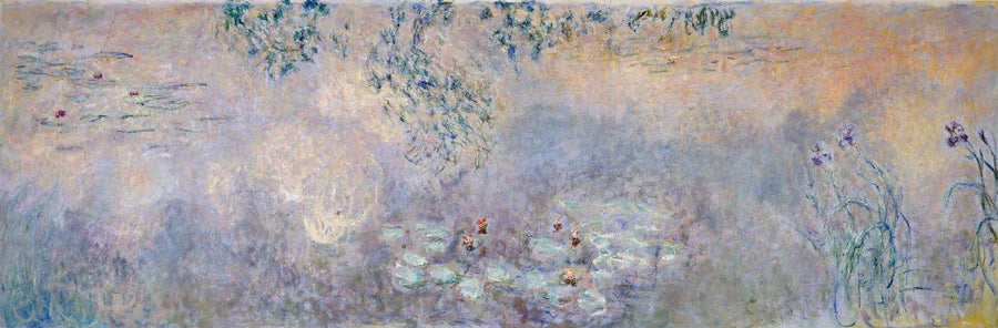 O Lago das Ninféias com Íris - Claude Monet