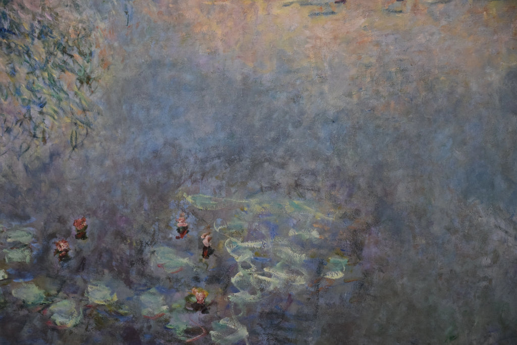 Le Bassin aux nymphéas avec iris présenté au Kunsthaus Zürich – photographie de salle haute définition