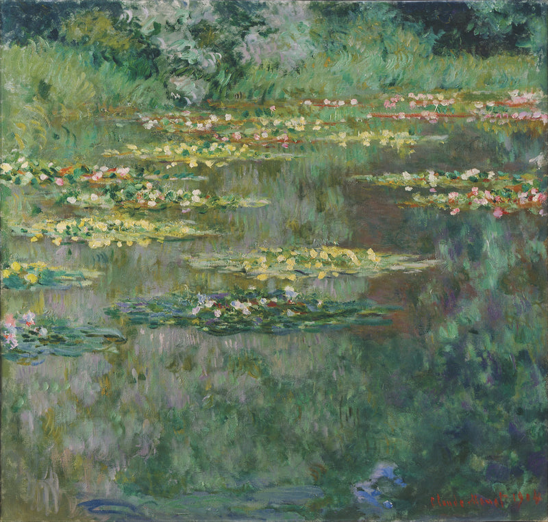 A Bacia dos Nenúfares W1666 - Claude Monet