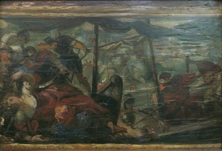 Bataille de Lépante - Copie du Tintoret - Eliseu Visconti
