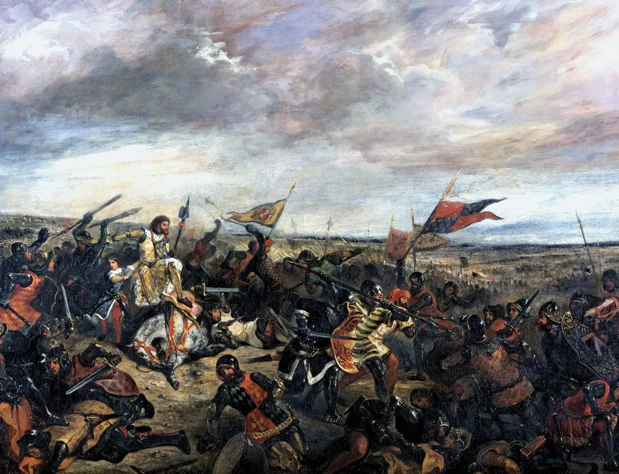 Batalha de Poitiers - Eugène Delacroix