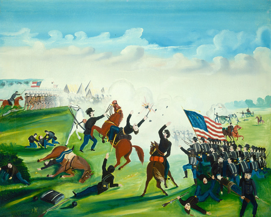 Bataille de la guerre civile - American 19th Century