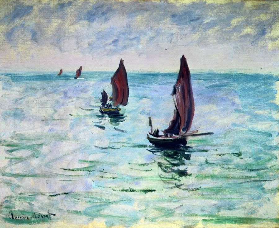 Barcos de pesca W1026 - Claude Monet
