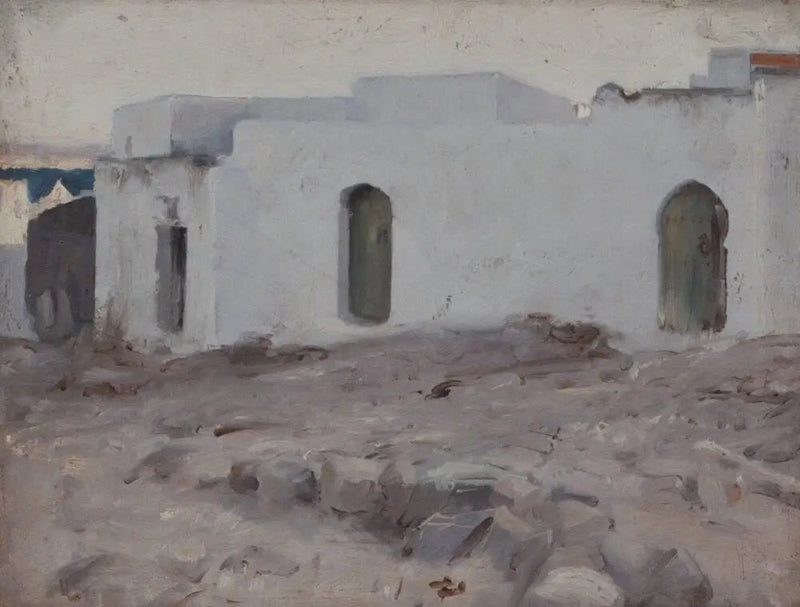 Edifícios mouriscos em tempo nublado - John Singer Sargent