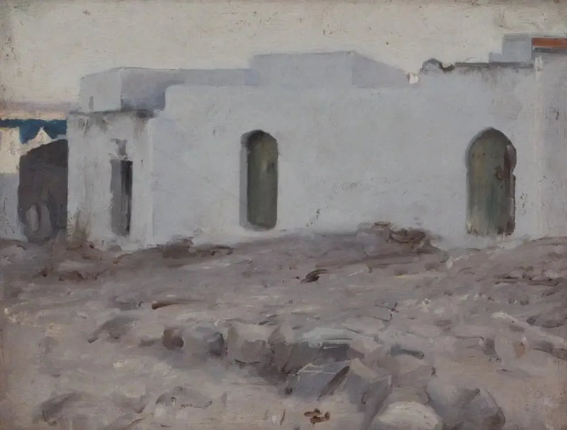 Edifícios mouriscos em tempo nublado - John Singer Sargent